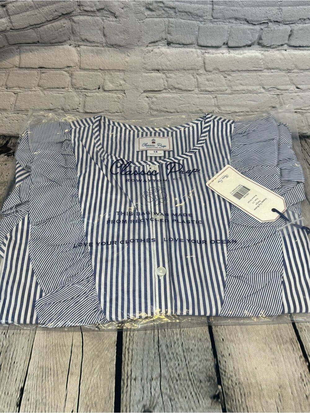 Classic Prep Gemma Top Roman Stripes Girl’s Shirt